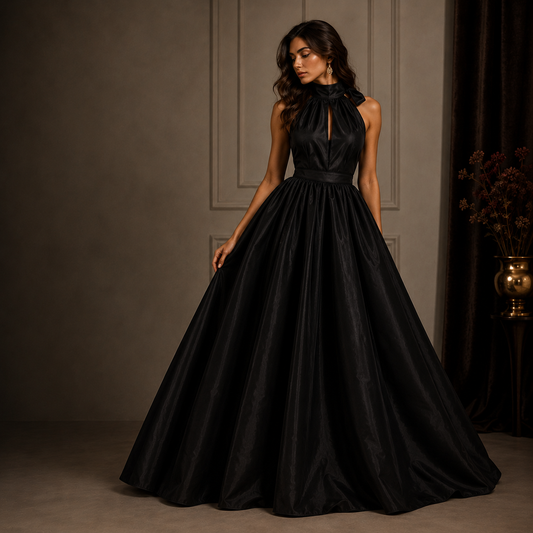 Old Money Taffeta Gown